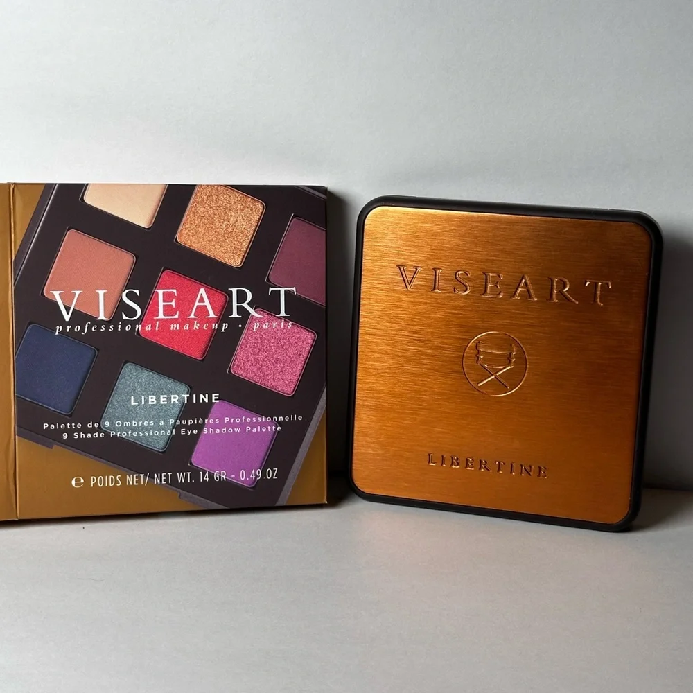 🆕 VISEART PARIS Libertine 9 Shade Professional Eyeshadow Palette NIB